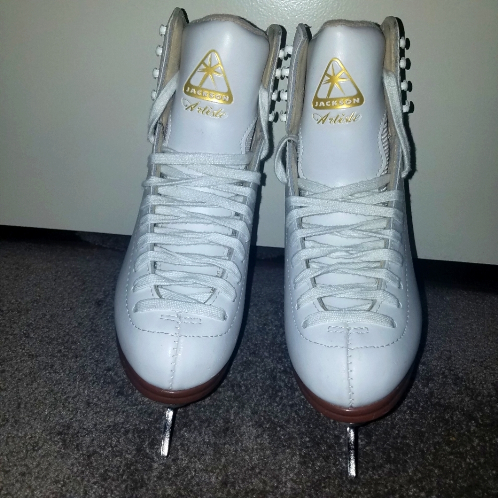 Women Girl Jackson Artiste Ice Skates Shoes 4-1/2.